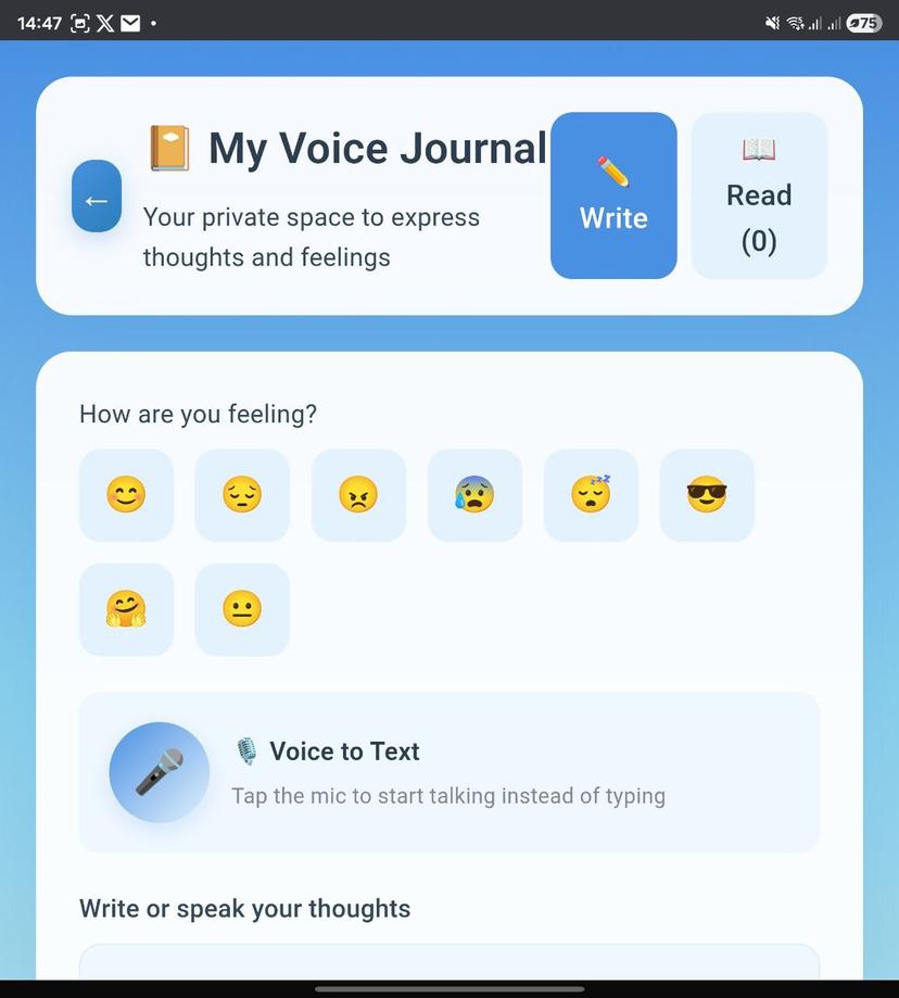 KIDZAPP Mood Journal